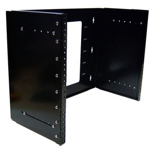 Estructura rack 19" de 8U configurable en produndidad para instalación a pared