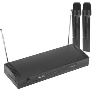 Micrófonos inalámbricos de mano 2 unidades VHF 200 - 280 MHz