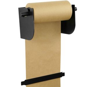 Portarrollos de pared. Dispensador de papel de embalaje en bobinas de hasta 21cm 8"