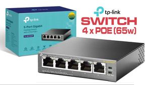 Switch TP-Link TL-SG1008P 8 puertos Gigabit 4 x POE 802.3af/ab