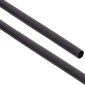 Caja termoretráctil color negro diámetro 4,8 - 2,4 mm bobina de 10m