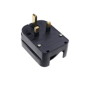 Adaptador enchufe Europa a Reino Unido tipo clavija schuko hembra a clavija BS1363 macho fijo