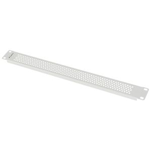 Panel ciego perforado de 1U para armario rack 19" tapa blanca Lanberg