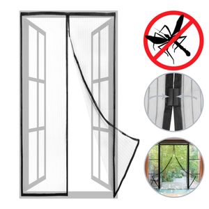 Mosquitera para puerta 75 x 215 cm con cierre magnético