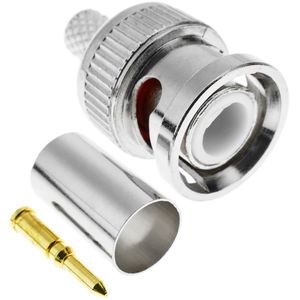 Conector de cable coaxial BNC macho (RG59)