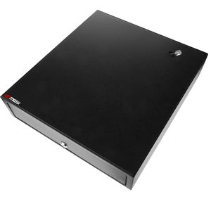Cajón portamonedas negro automático RJ11 para impresora TPV POS para billetes y monedas