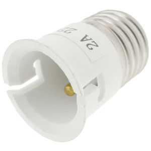 Adaptador casquillo de bombilla E27 a B22