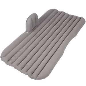 Colchón hinchable color gris Kit completo de cama inflable para dormir en coche con bomba de aire eléctrico y almohadas inflable
