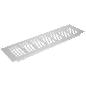 Rejilla de ventilación para zócalo placa aluminio 300x80mm