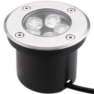 Foco LED de suelo de 5W 100mm. Luz blanca día de 6000K