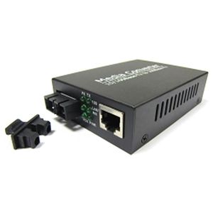 Conversor de fibra óptica 100 Mbps monomodo de SC a RJ45 a 40Km