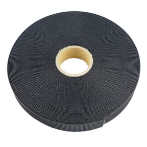 Bobina de cinta adherente de 15mm x 10m de color negro