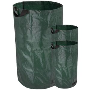 Bolsas de limpieza para jardín con protección UV 240L 3 unidades