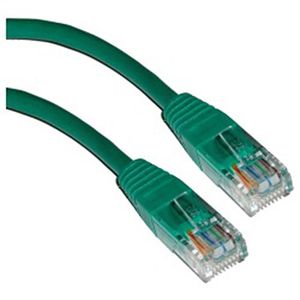 Cable UTP categoría 5e verde 25cm