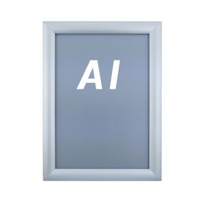Marco de aluminio A1 625x870mm recto para cartel anuncio poster