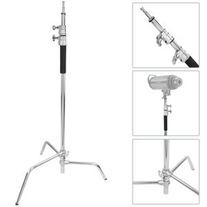 Soporte para foco de estudio de fotografía de 300 cm de altura máxima