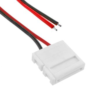 Conector a presión con cable para tira de LED monocromo 12mm