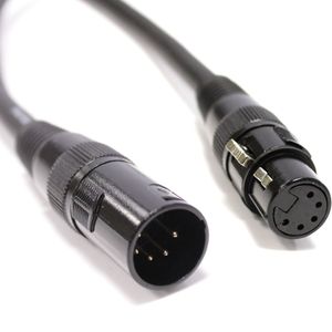 Cable DMX DMX512 XLR 5pin macho a XLR 5pin hembra 0.5m