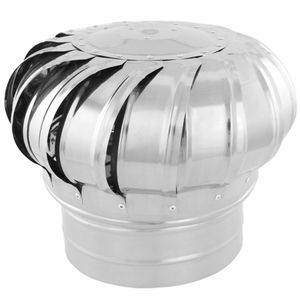 Sombrero extractor de humos galvanizado giratorio para tubo de 200 mm de diámetro