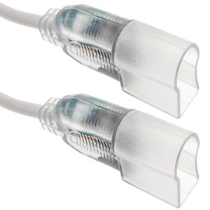 Empalme con cable para LED Neón Flex LNF 4 pin 26x14mm 20cm