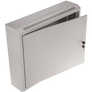 Armario rack mural 19'' 9U 600x150x505mm pared con puerta metálica SOHORack blanco