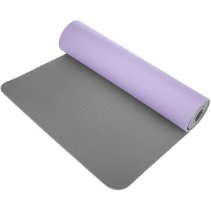 Esterilla de Yoga morada de doble capa antideslizante 183x61x0.8 cm