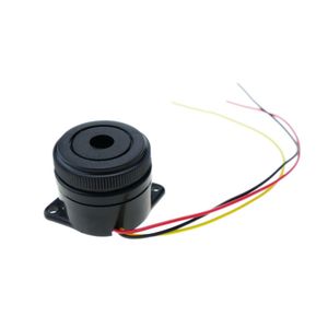 Zumbador piezo cerámico con sonido contínuo o intermitente 12VDC
