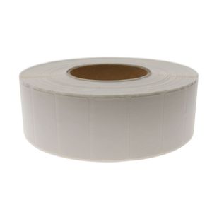 Rollo bobina de 4500 etiquetas adhesivas para impresora transferencia térmica 50.8x25.4mm