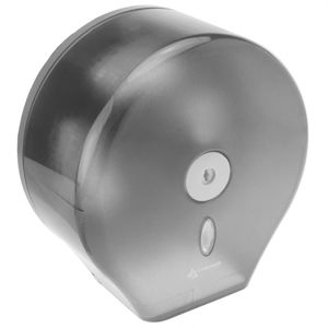 Dispensador de papel higiénico. Portarrollos industrial negro para baño