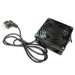 Ventilador de techo para armario rack 19" de 120mm 220VAC con rejilla y cable de alimentación - Rack
