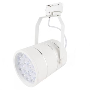 Foco LED de rail 18W blanco frío día 120x155 mm blanco