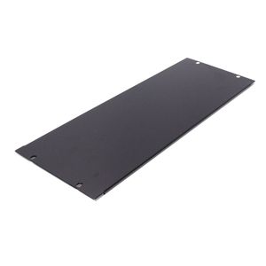 Panel ciego de 4U para armario rack 19" Tapa negra