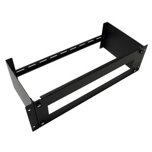 Adaptador de carril DIN de 3U con orificio para armario rack 19