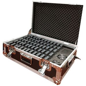 Cargador portátil para 60 audioguía inalámbrico tipo maleta