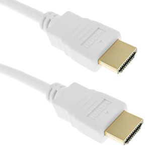 Cable HDMI 1.4 blanco 1m