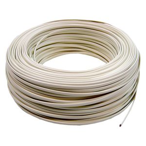 Bobina Cable Telefónico Rígido 2-Hilos Marfil (250m)