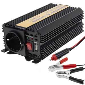 Inversor eléctrico onda modificada 12 VDC a 220 VAC de 300W y USB