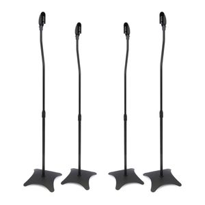 Soportes para altavoz de pie en color negro 4 unidades