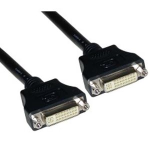 Cable DVI-I hembra a DVI-I hembra de 7 m