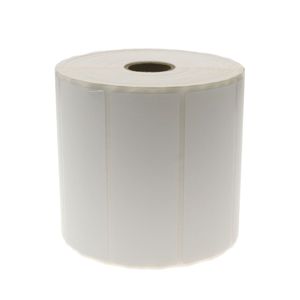 Rollo bobina de 1600 etiquetas adhesivas para impresora térmica directa 101.6x38.1mm