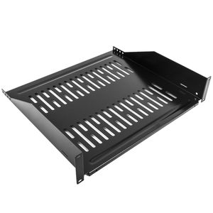 Bandeja rack de fijación frontal de 2U y profundidad 400 mm