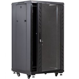 Armario rack 19" de pie 32U 600x600x1610mm negro MobiRack GO montado