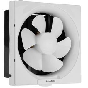 Ventilador de escape, extractor de aire 290x290 mm sin tapa con sistema antirretorno para baño lavabo cocina trastero garaje
