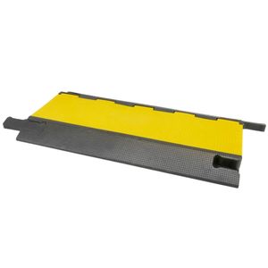 Pasacables de suelo para protección de cables eléctricos de 4 vías 90x50cm