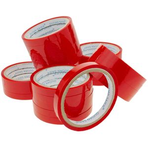 Cinta adhesiva roja para precintadora cierra bolsas de plástico 24-pack