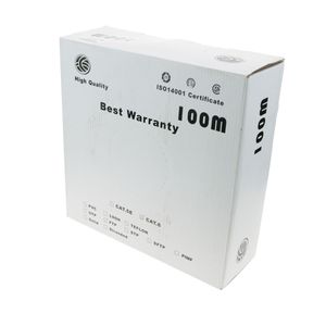 Bobina cable FTP categoría 6 24AWG flexible gris 100m