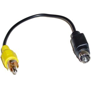Adaptador Video Compuesto a SVHS-7 (RCA-M/MiniDIN7-M)