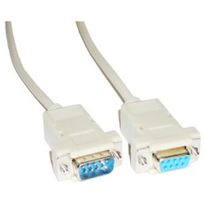 Cable Serie Null-Modem 1.8m (DB9-M/H)