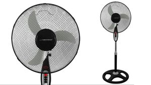 Ventilador de refrigeración de pedestal 3 velocidades 1.30m Hurricane