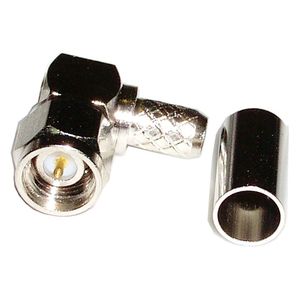 Conector Crimpable HDF-200 (SMA-Macho Angulo)